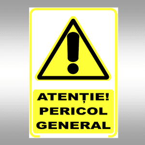 Set de 2 indicatoare A5 - ATENȚIE! PERICOL GENERAL