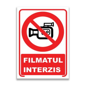 Set de 2 indicatoare A5 - FILMATUL INTERZIS