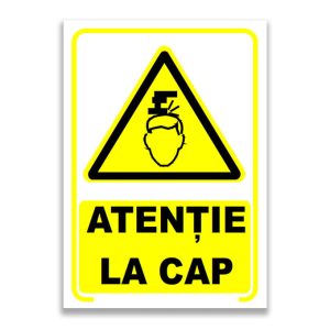 Set de 2 indicatoare A5 - ATENȚIE LA CAP!