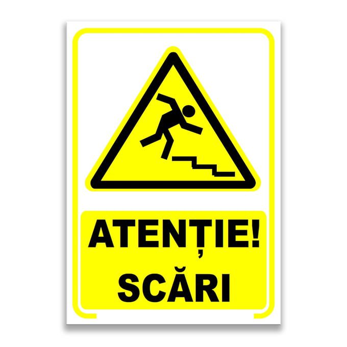 Set de 2 indicatoare A5 - ATENȚIE! SCĂRI