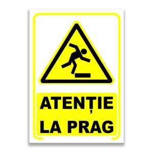 Set de 2 indicatoare A5 - ATENȚIE LA PRAG!