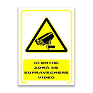 set-de-2-autocolante-a4-atentie-zona-de-supraveghere-video