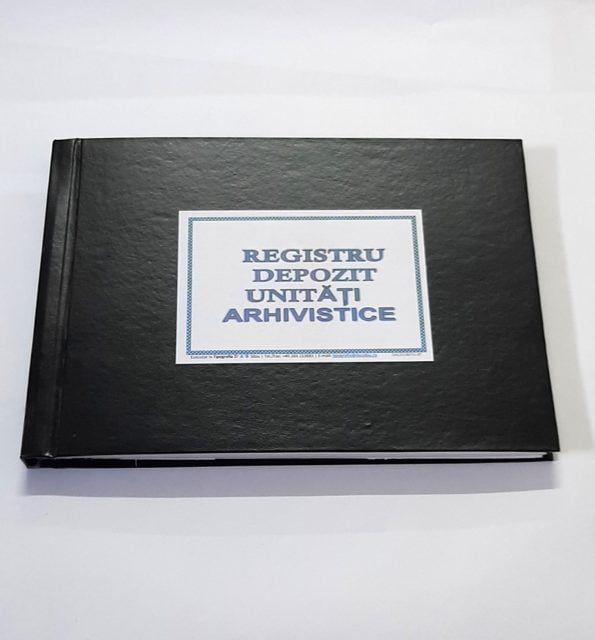 Registru depozit unități arhivistice A4