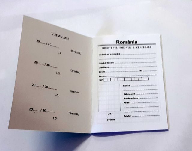 Carnet de elev pentru clasele I-IV - imagine 2