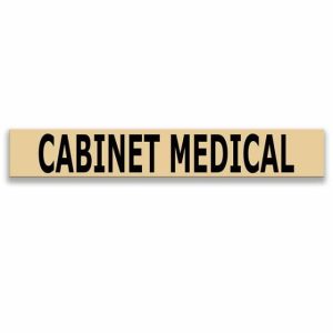 Plăcuțe uși 5 x 30 cm - CABINET MEDICAL