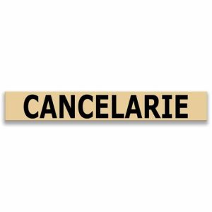Plăcuțe uși 5x30 cm - CANCELARIE