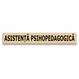 Plăcuțe uși 5 x 30 cm - ASISTENȚĂ PSIHOPEDAGOGICĂ