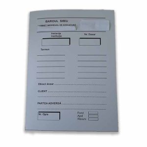Dosar personalizat TRIBUNAL -100 bucati