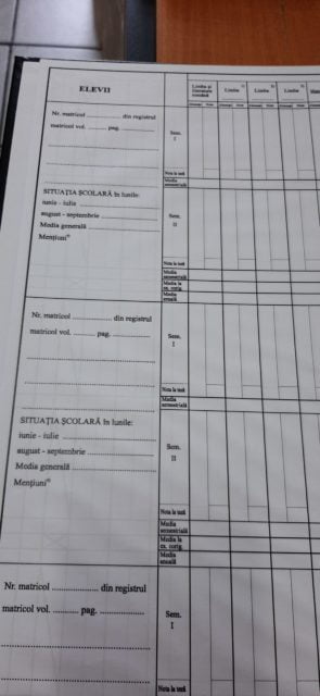 Catalog școlar pentru învățământul liceal - imagine 9