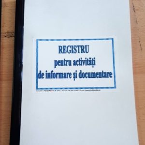 Condică de prezență pentru personalul didactic A4 (cu copertă duplex)
