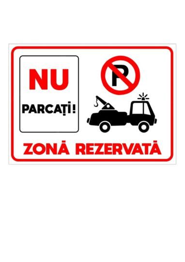 set-de-2-indicatoare-autocolante-a4-nu-parcati-zona-rezervata